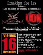 16 de Noviembre: Breaking The Law