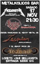 17 de Noviembre: Lequian y Obstinato en el Metalkolicos Bar