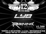 12 de Octubre: Lucas Yaksic & Raining