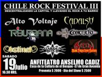 19 de Julio: Chile Rock Festival III