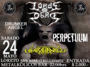 24 De Mayo: Perpetuum, Lords Dead, Umrattawill y Drunker Angel en BAr Metalkolicos
