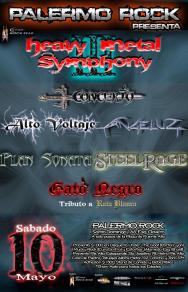 10 de Mayo: Heavy Metal Symphony III - Flyer Definitivo