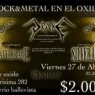 27 de Abril: Rock & Metal en el Bar Oxido
