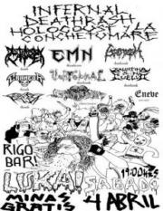 4 de Abril: Infernal Deathrash Holocaust Y La Conchetumare