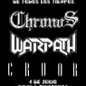 4 de Junio: Chronos, Warpath y Cruor en Rock & Guitarras