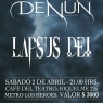 2 de Abril: Denun y Lapsus Dei en Café del Teatro