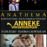 31 de Julio: Anathema y Anneke Van Giersbergen en Chile
